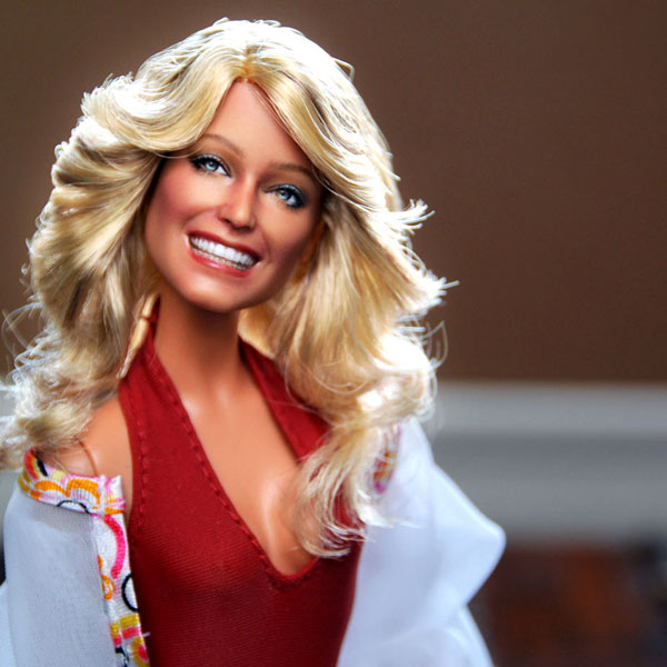 Farrah Fawcett custom doll