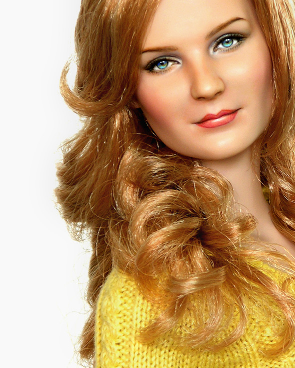 Kirsten Dunst custom doll