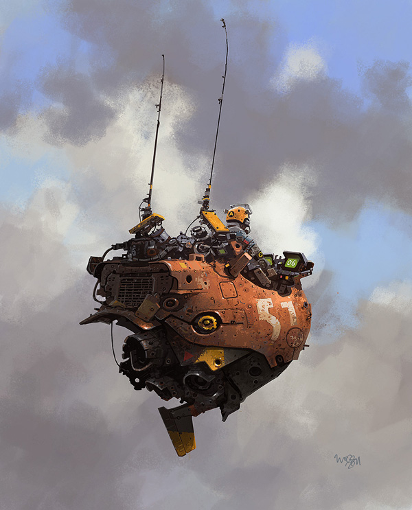 Ian McQue futuristic art