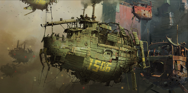 Ian McQue futuristic