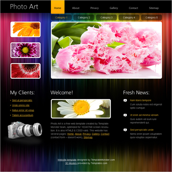 Free Portfolio HTML5 Template