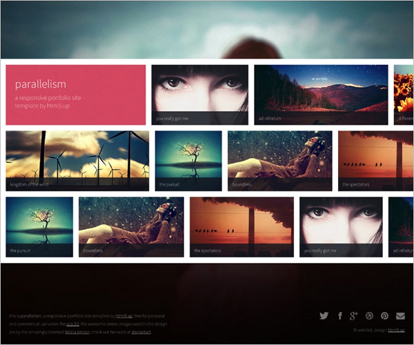Free Parallelism Html5 Template