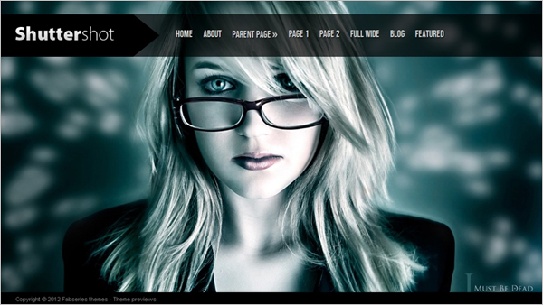 Free Shuttershot WordPress Theme