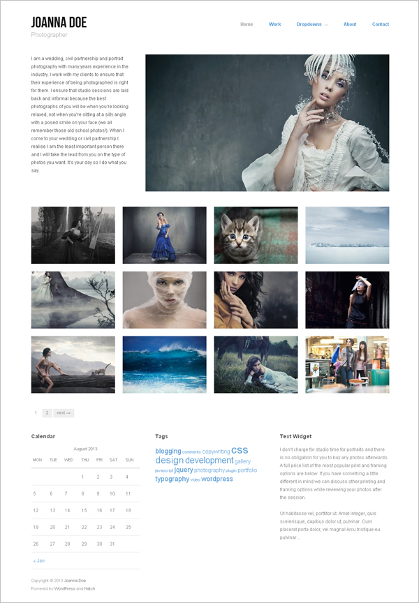 Free Hatch WordPress Theme