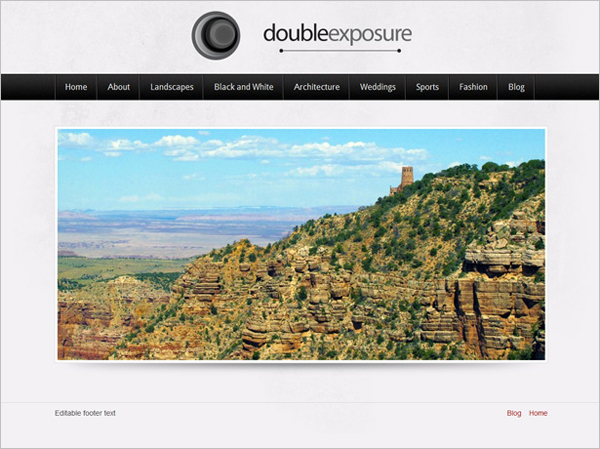 Free Double Exposure Photography WordPress Theme