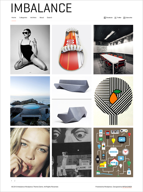 Free Imbalance WordPress Theme