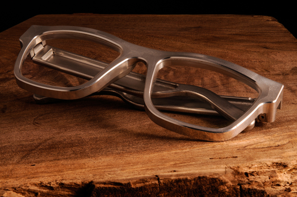 aluminum eyeglass