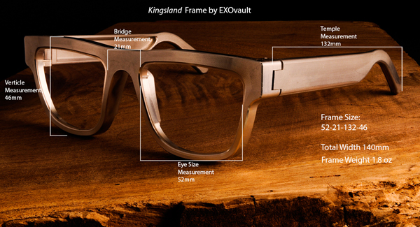 aluminum eyeglass