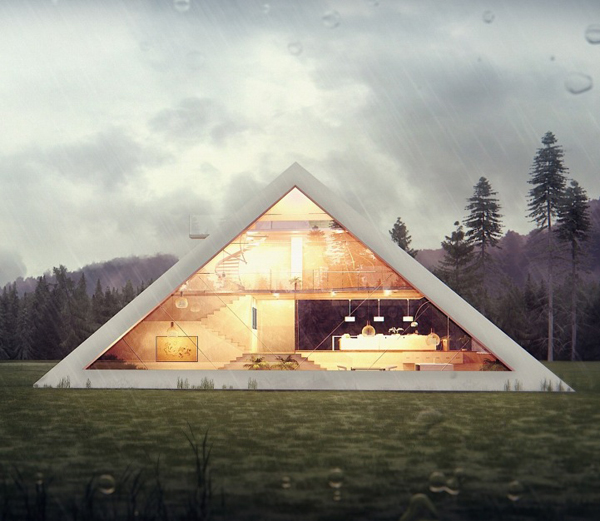creative Pyramid House