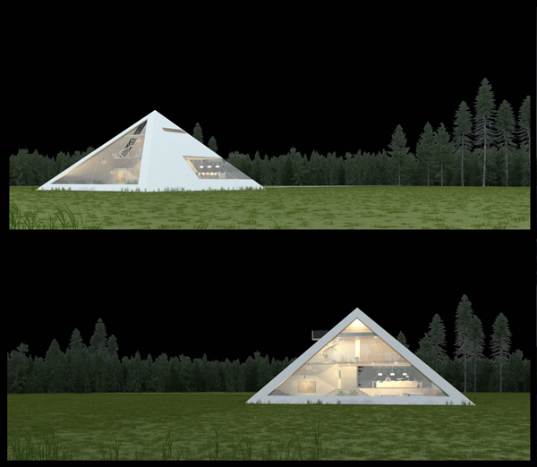 Pyramid House by Juan Carlos Ramos