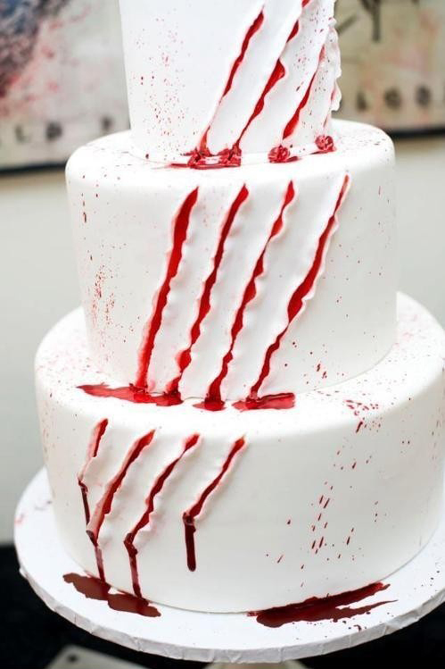 Deeply Wounded Halloween Cake