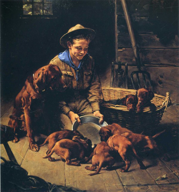 Norman Rockwell illustrations