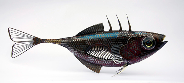 metal fish