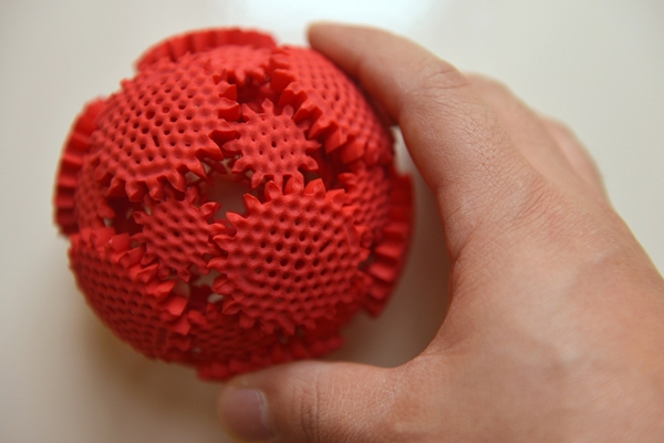 spherical gear system kinetic sculpture