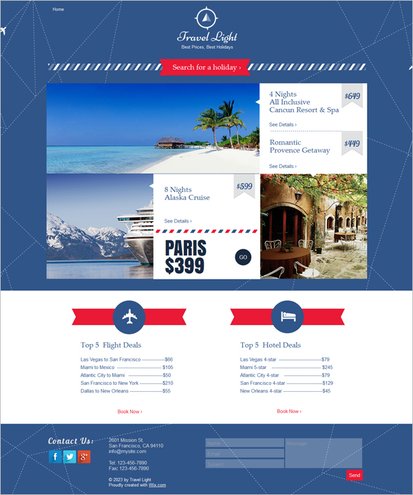 best free landing page templates