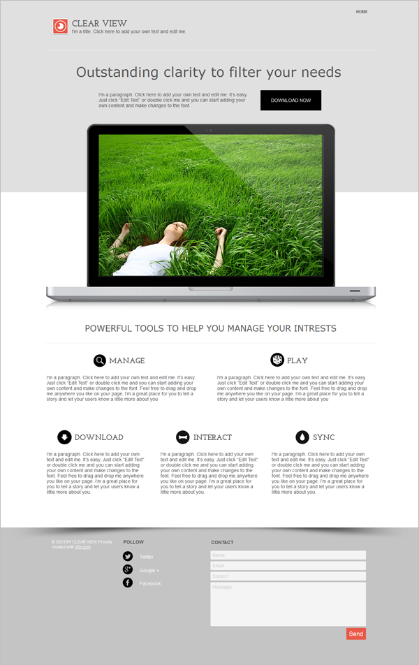 best free landing page templates