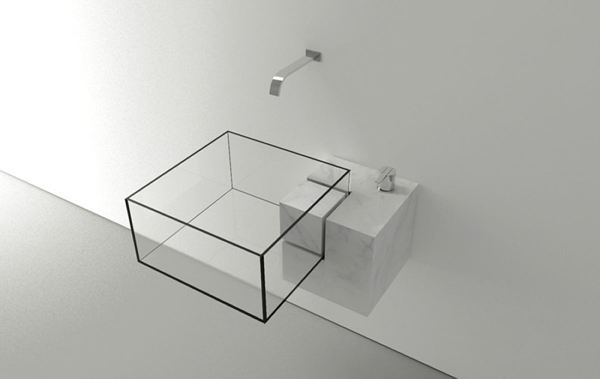 minimalist bathroom sink by Victor Vasilev