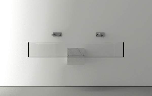 minimalist bathroom sink by Victor Vasilev