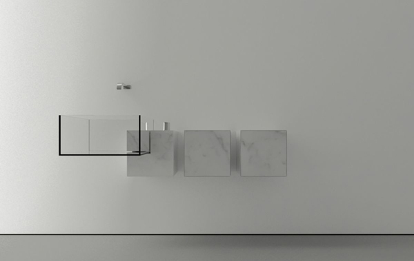 minimalist bathroom sink by Victor Vasilev