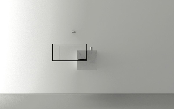 minimalist bathroom sink by Victor Vasilev