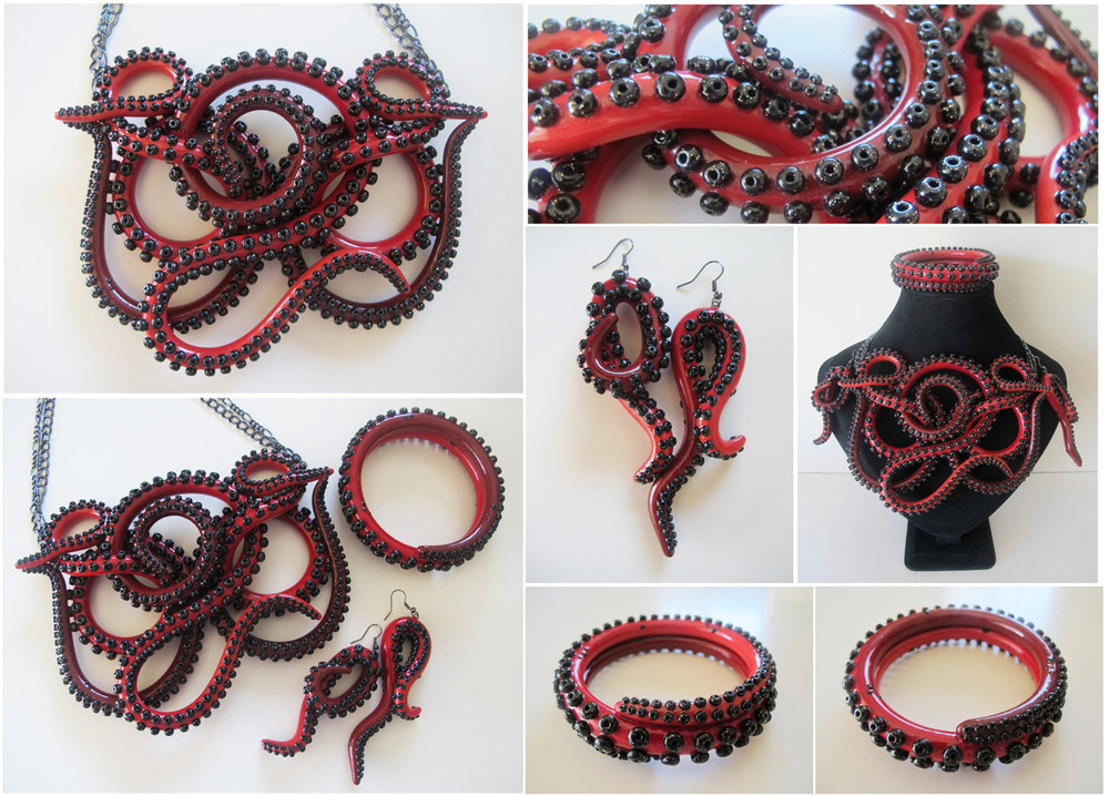 octopus tentacle jewelry