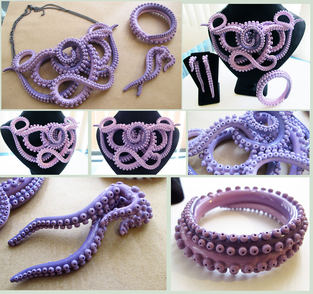 octopus tentacle jewelry