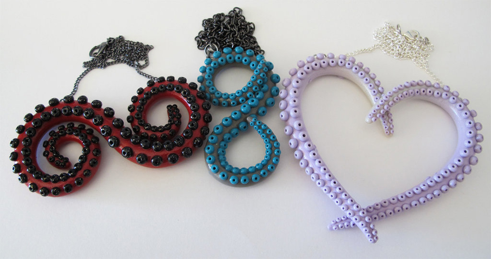 octopus tentacle jewelry