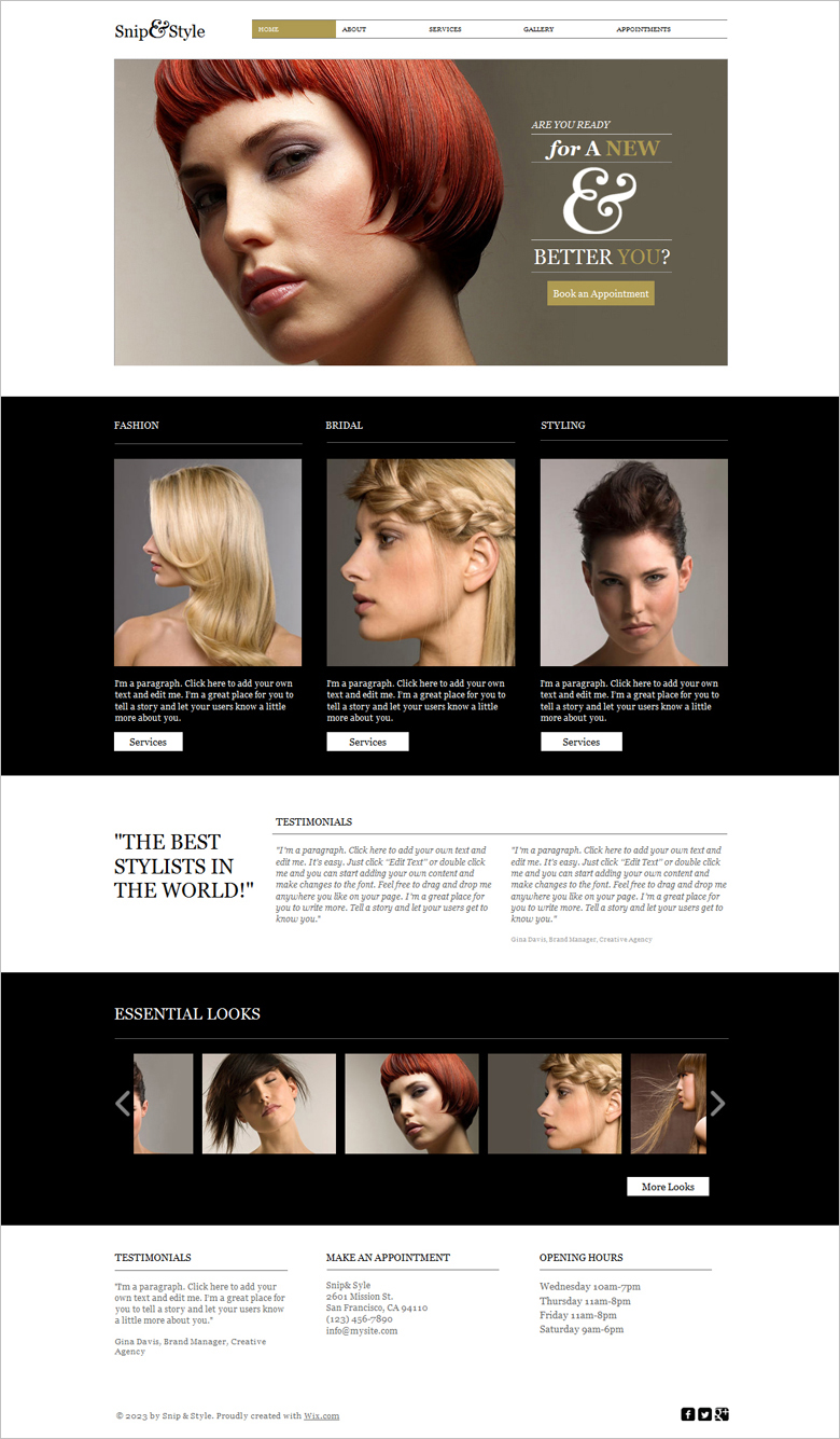 30 best free beauty website templates