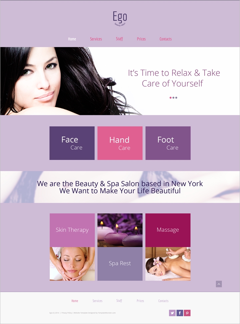 30 best free beauty website templates