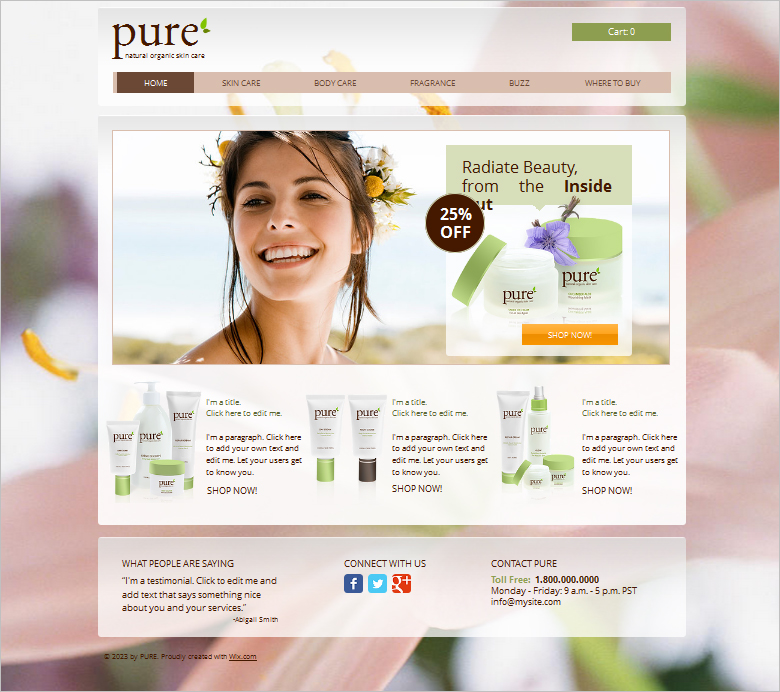 30 best free beauty website templates