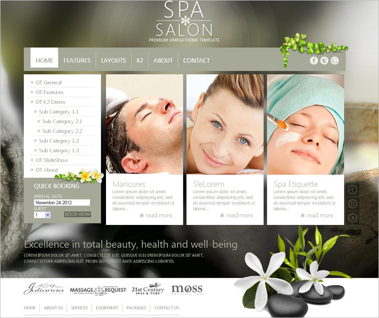 30 best free beauty website templates