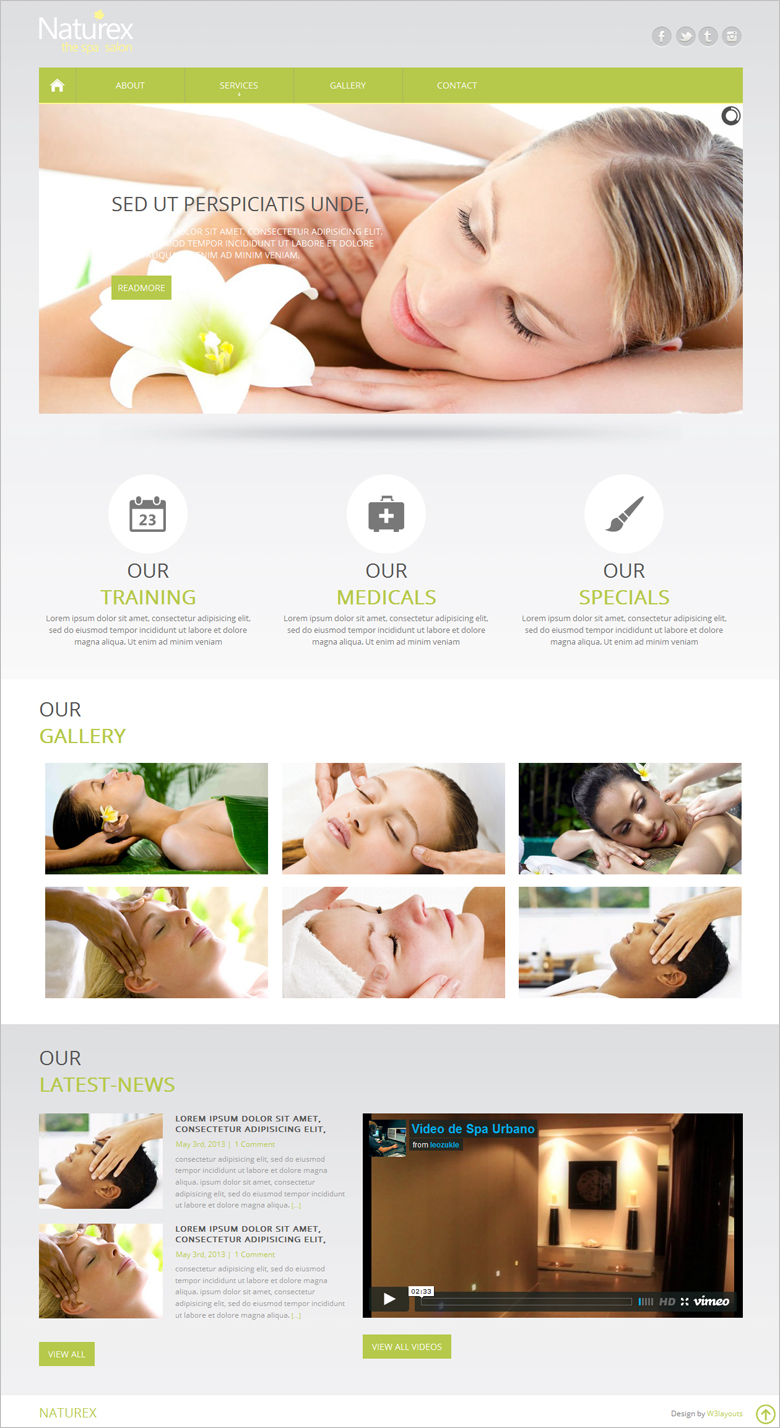 30 best free beauty website templates