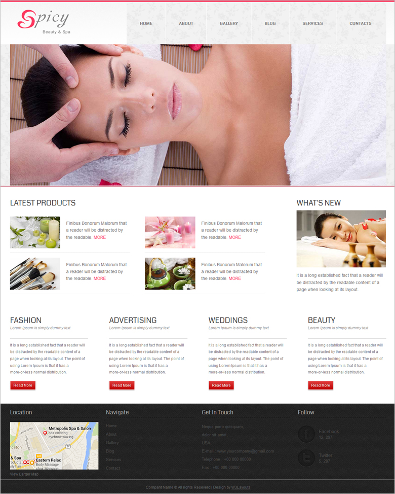 30 best free beauty website templates