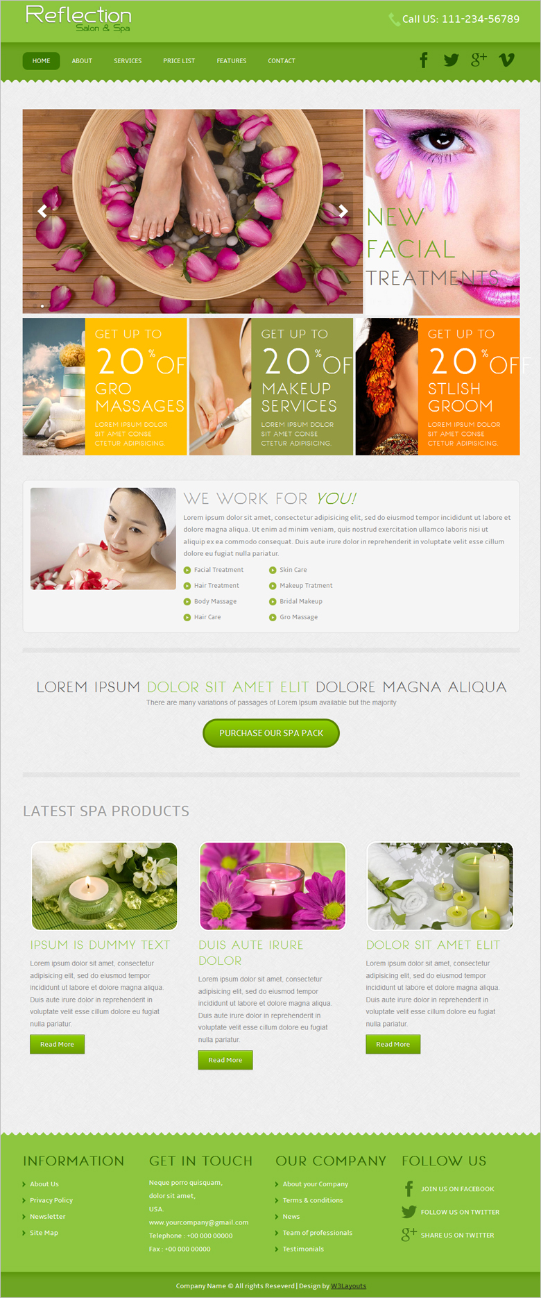 30 best free beauty website templates