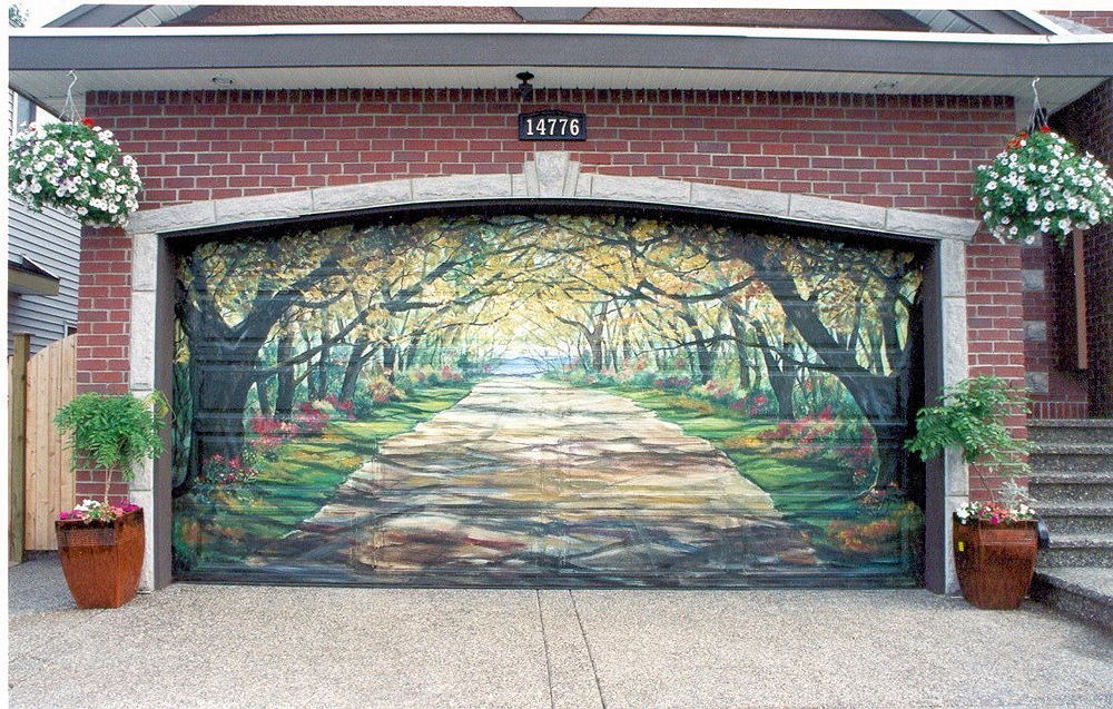3d garage stickers