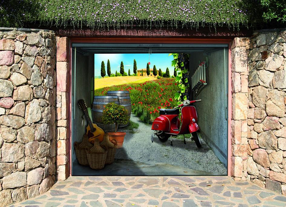 3d garage stickers