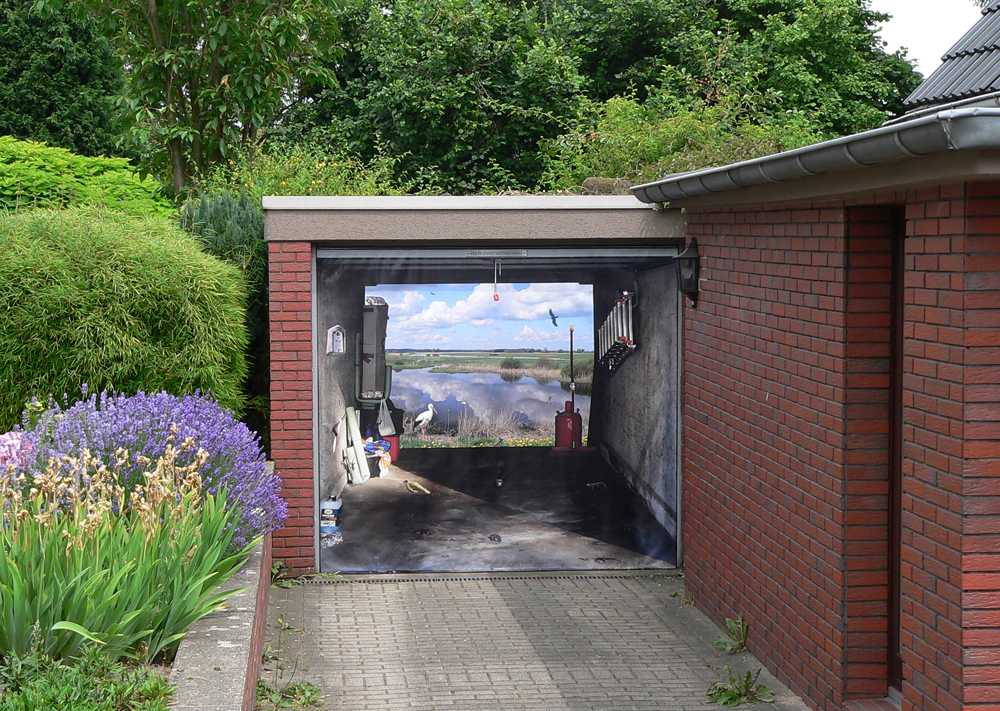 3d garage stickers