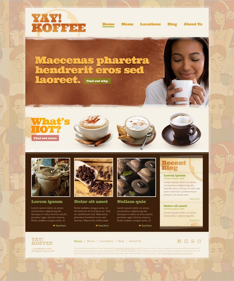 15 Best Free Cafe Templates And Themes