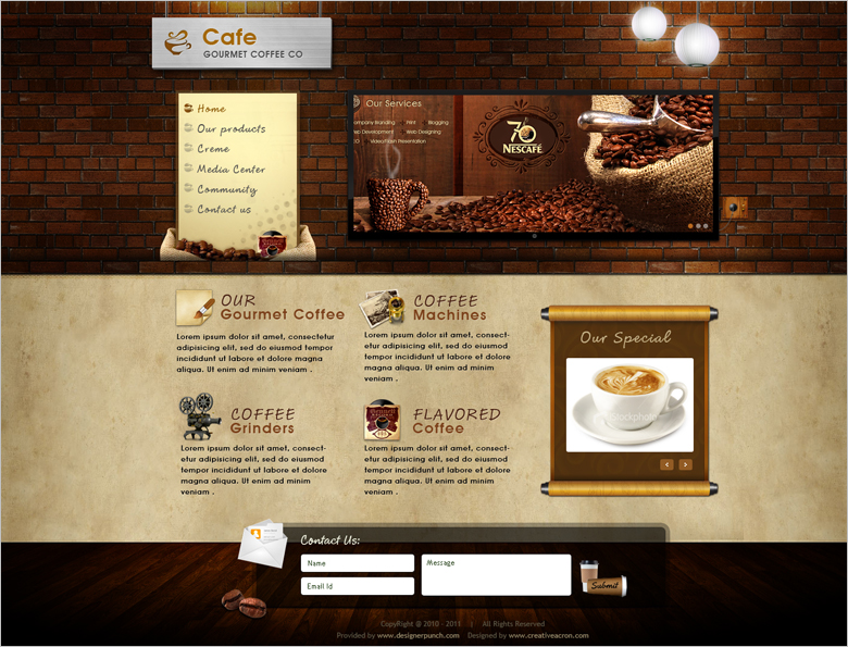 15 best free cafe website templates