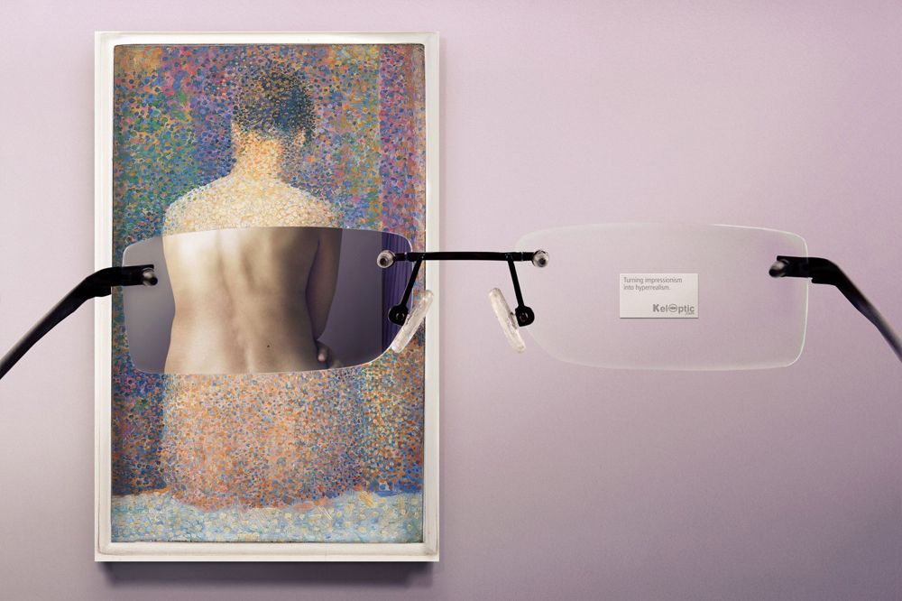 Turning impressionism into hyperrealism