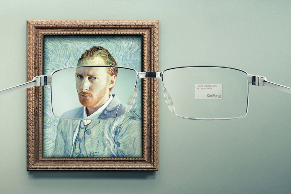 Turning impressionism into hyperrealism