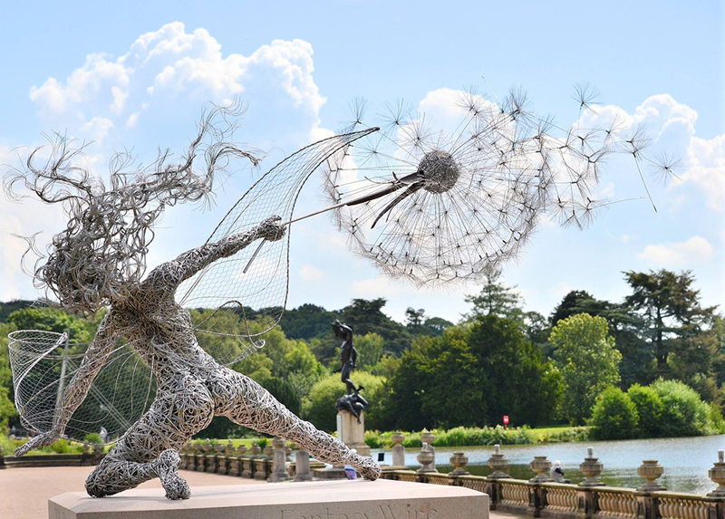 Stainless Steel Wire Fairies by Robin Wight
