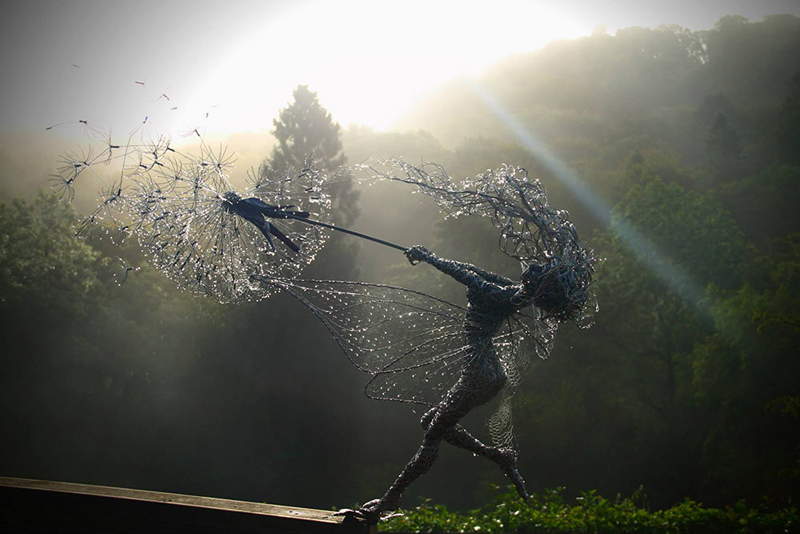 Stainless Steel Wire Fairies by Robin Wight