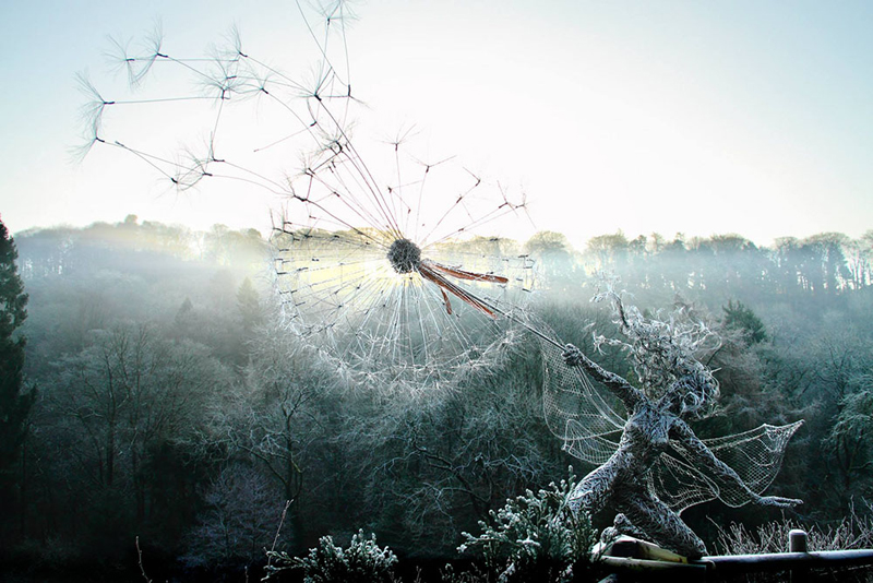 Stainless Steel Wire Fairies by Robin Wight