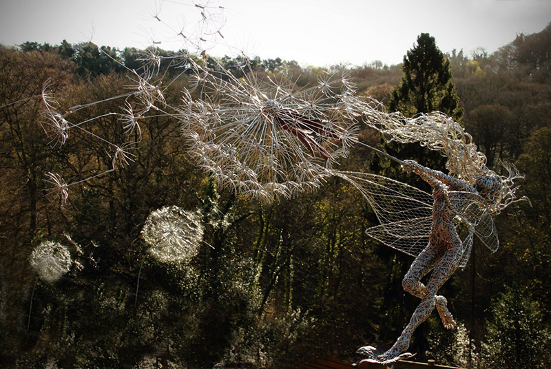 Stainless Steel Wire Fairies by Robin Wight
