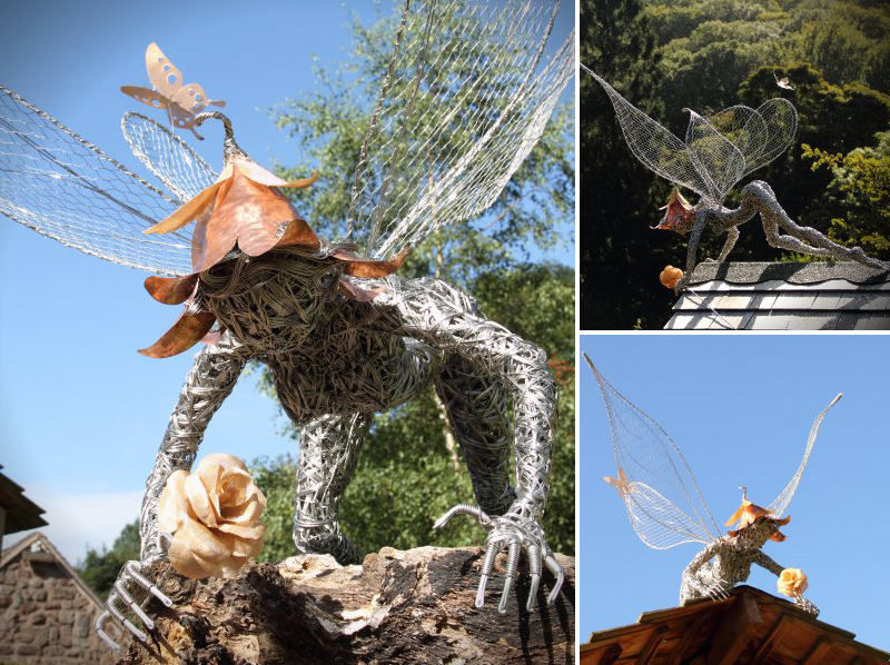 Stainless Steel Wire Fairies by Robin Wight