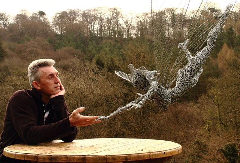 Stainless Steel Wire Fairies by Robin Wight