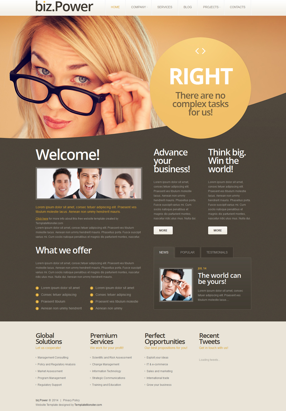 free consulting wordpress theme