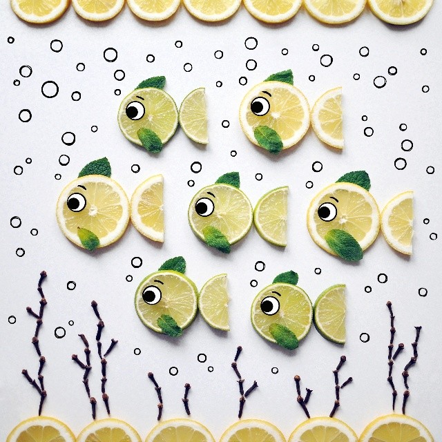 Creative Food Art by Daryna Kossar
