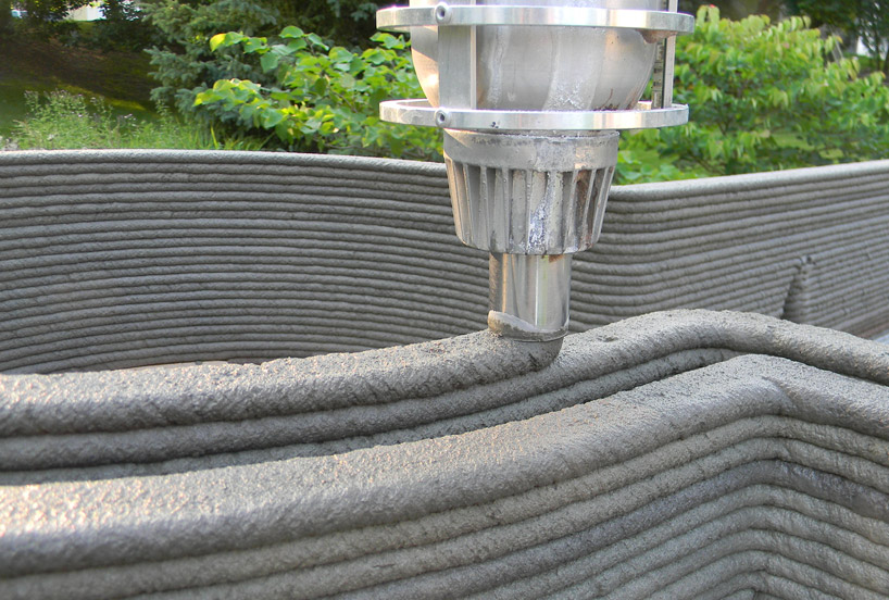 3D printed concrete castle